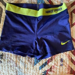 Nike pro shorts